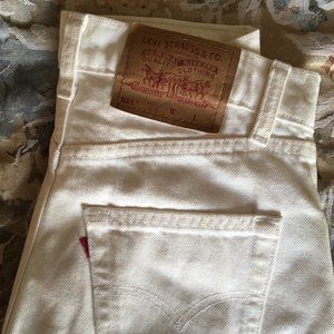 Vintage Levi's 511, white